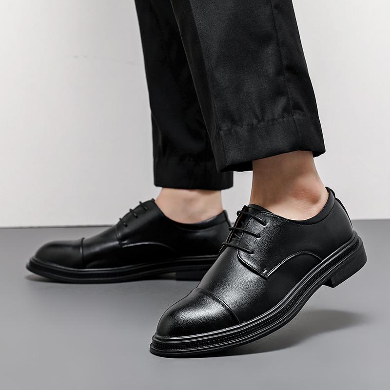 Туфли мужские деловые туфли на шнуровке черные мягкие кожаные мужские формальные туфли повседневные деловые мужские оксфорды костюм свадебные вечерние туфли