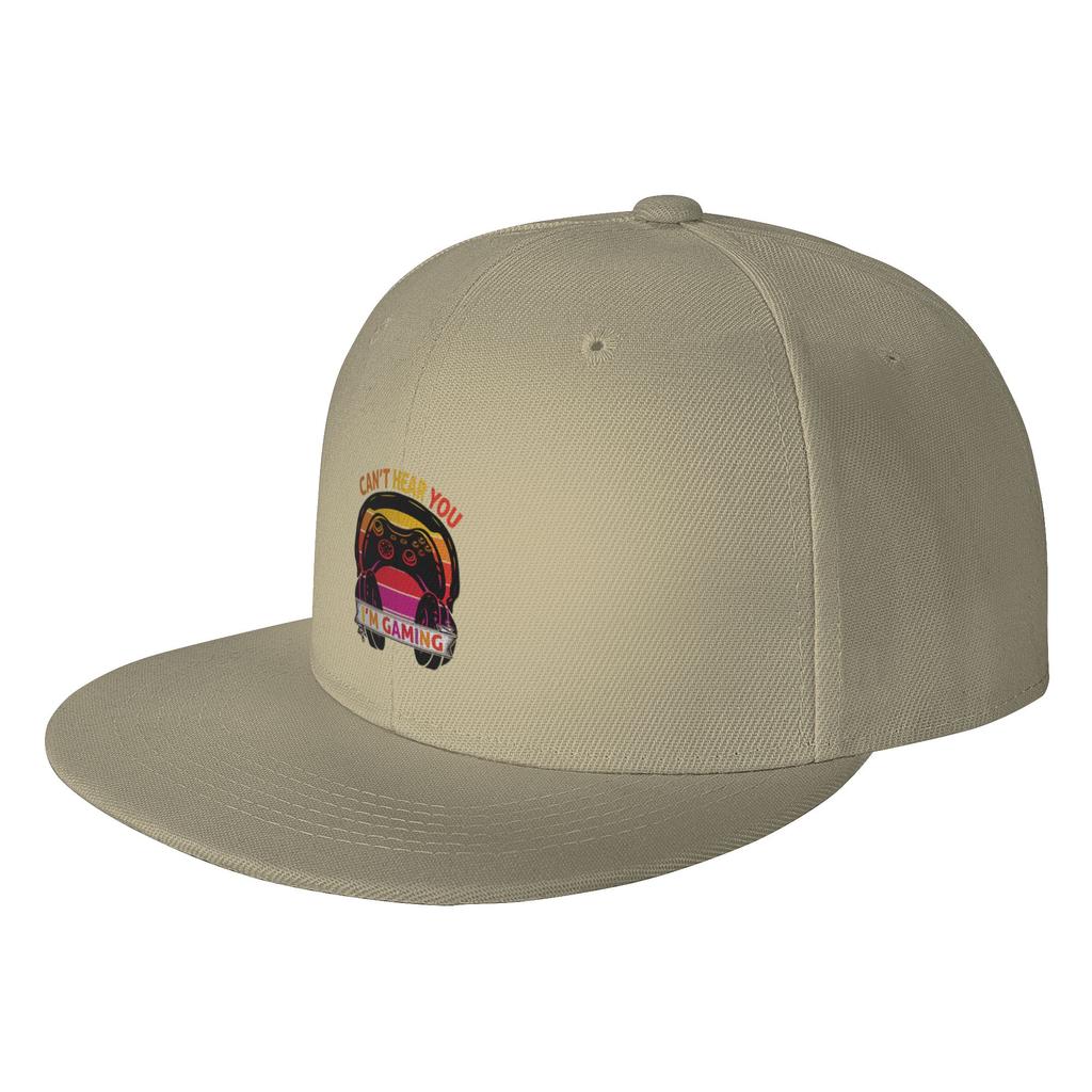 Fashion Can t hear you i am gaming Flat Brim Sun Hat Outdoor Travel Unisex Hat