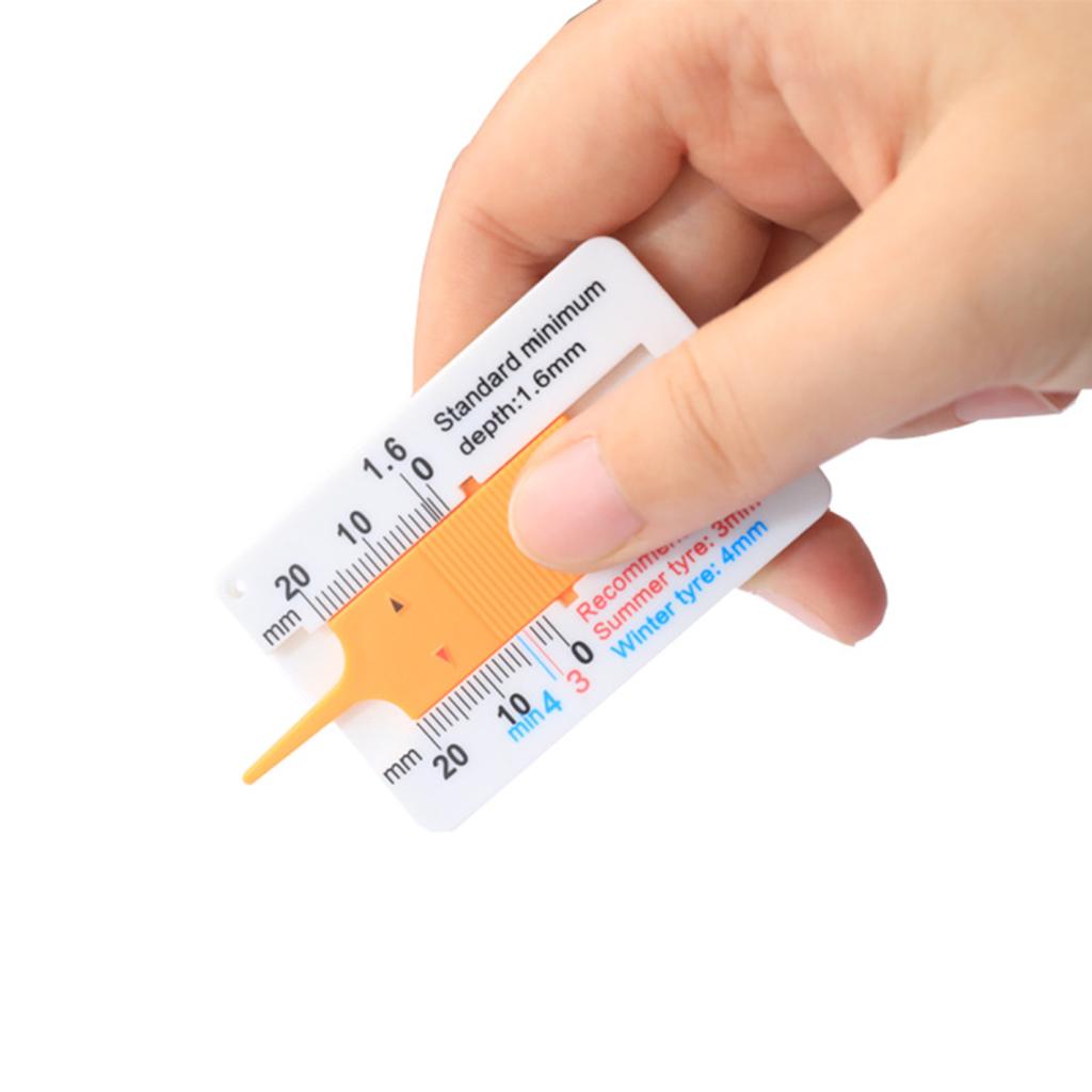 Измеритель глубины протектора шин Yousheng с четкой шкалой, компактный дизайн, портативный, удобный для переноски, измерительный инструмент для автомобильных шин