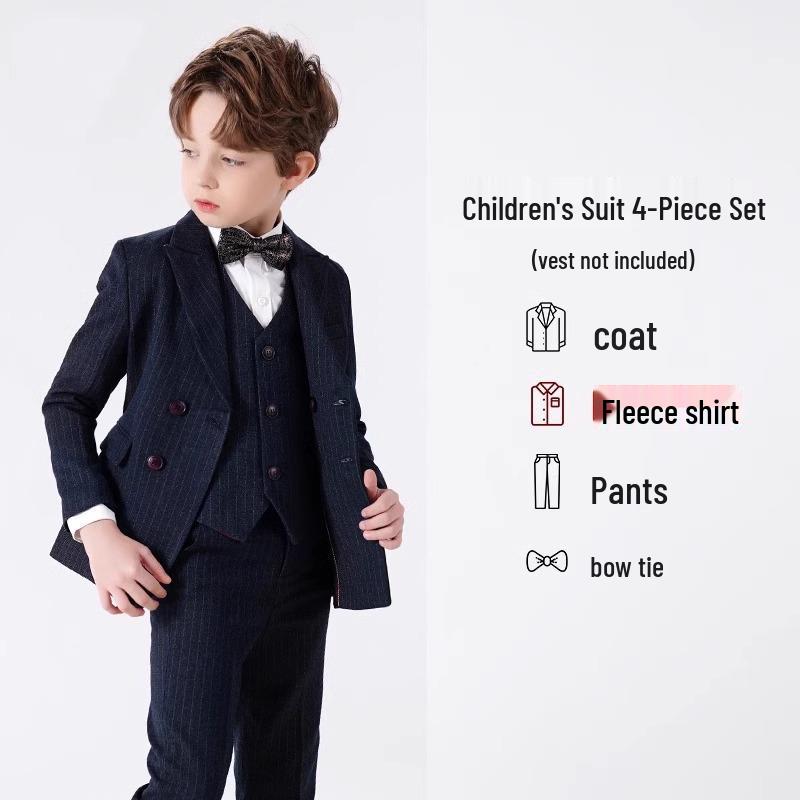 British Style Boys' Tuxedo Suit Set for Special Occasions