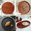 Японский деревянный круглый поднос для дома, отеля или салона, чайный сервиз