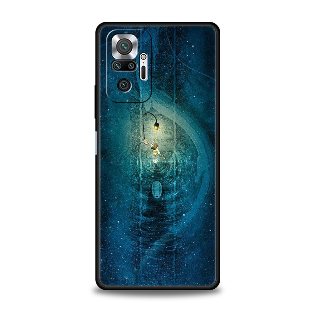 Totoro Spirited Away Miyazaki For Xiaomi Redmi Note 11 10 8 Pro Case 10S 9S 9 9T 8T 9C 9A 8A 7 K40 Gaming K50 11T 5G Phone Cover