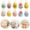 1 шт. шерстяной фетр пасхальные украшения пенопластовые яйца украшения своими руками подвески имитация пасхальных яиц маленькие свежие многоцветные