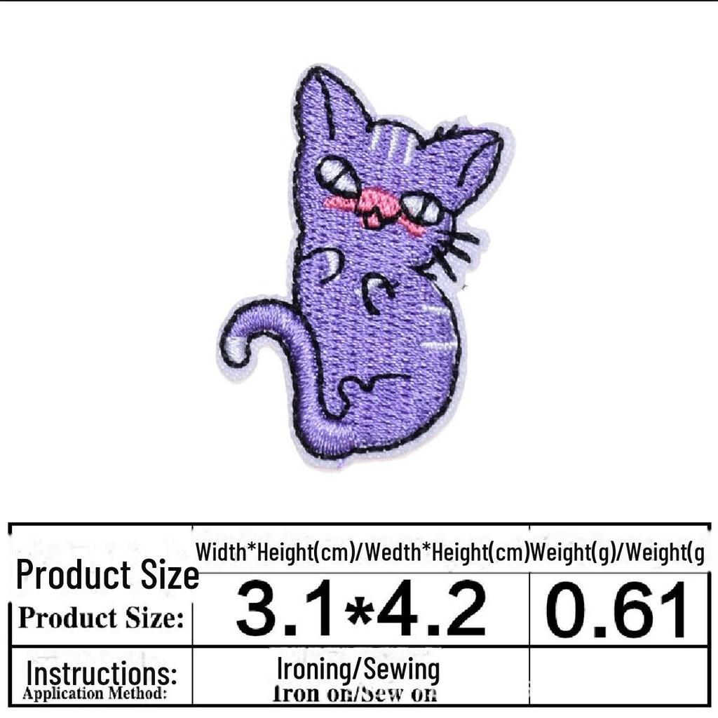 Нашивки с изображением животных для украшения детской одежды