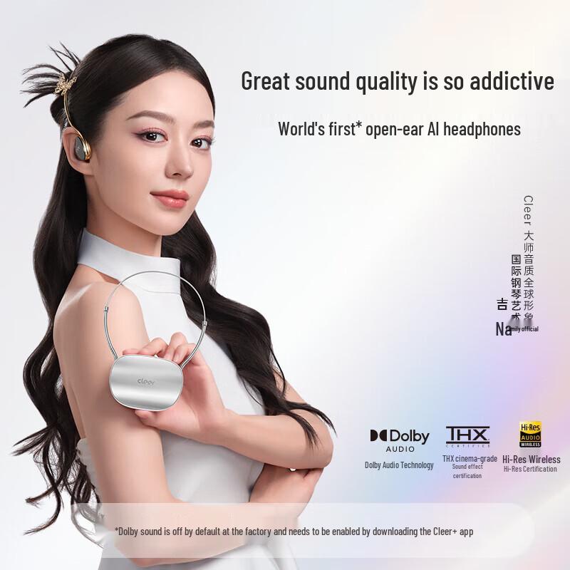 cleerclip Star Arc Open-Ear AI Smart Headphones