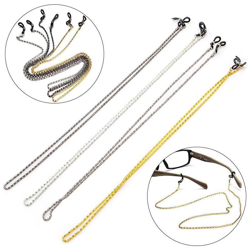 Fashion Luxury Fashion Glasses Women Men Non-slip Glasses Chain Vintage Metal Eyeglass Lanyard Vintage Reading Glasses Necklace Eye Wear Accessories
