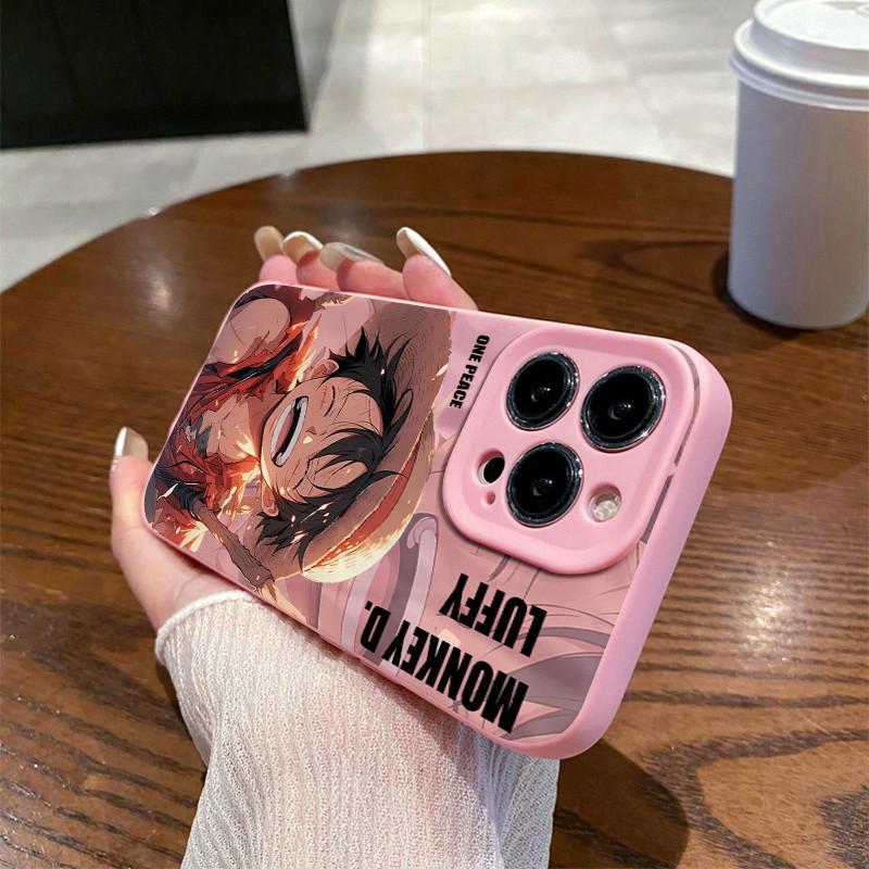 Поверхностные морщины и неровности чехол для телефона с рисунком Луффи защитный матовый чехол из ТПУ мягкий силиконовый чехол