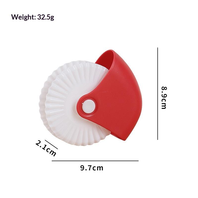 Kitchen Pizza Pastry Lattice Cutter Lightweight Plastic Roller for Pie Crust Tart Pastry Home Baking Accessories