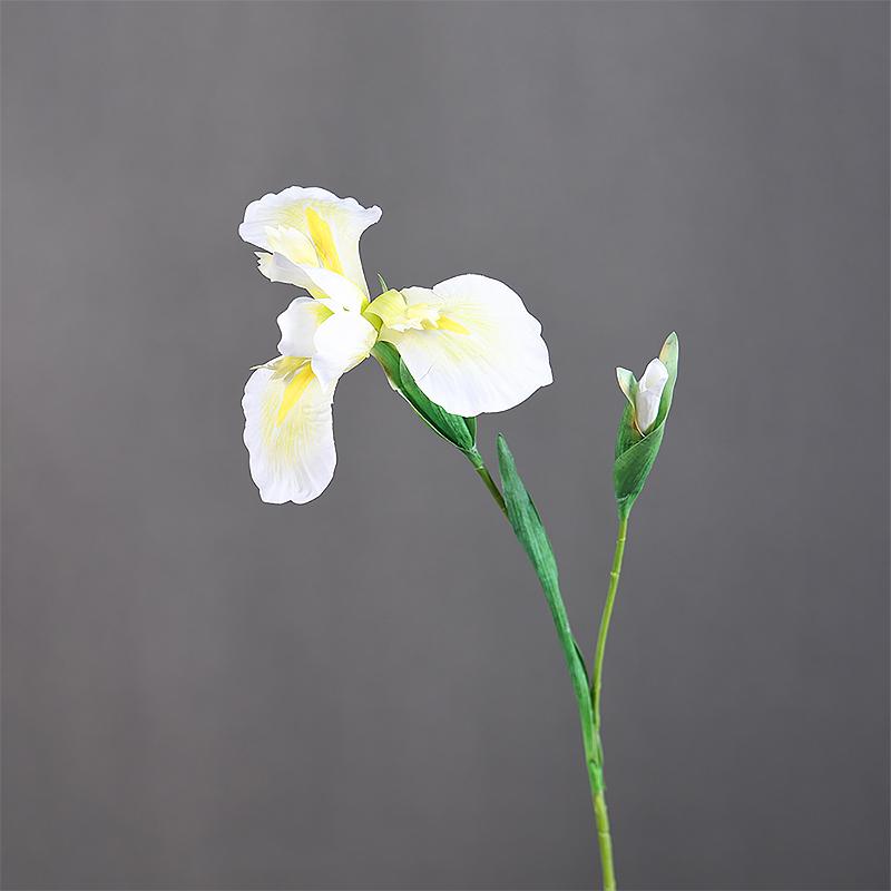 1PC Wedding Decoration Fake Flowers Flower Arrangement 2 Heads Silk Home Decor Iris Flower Branch Iris Flores Artificial Flower