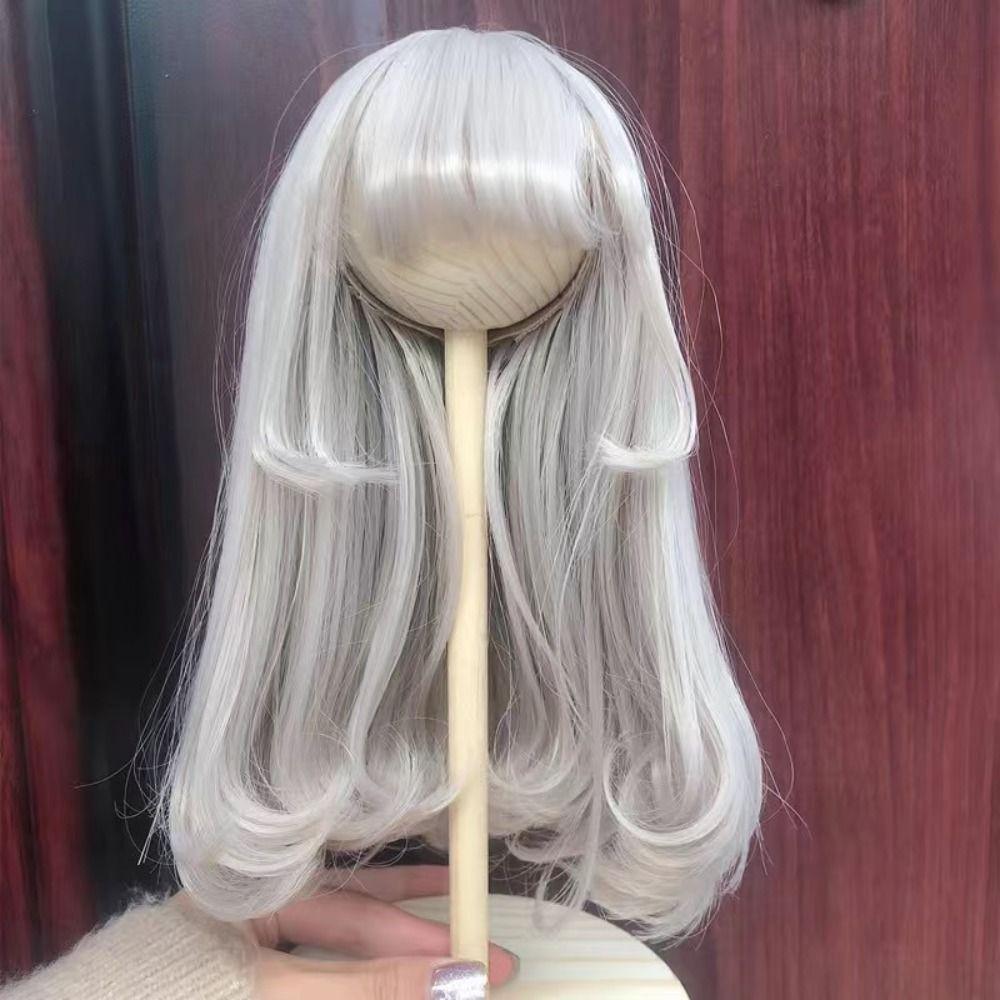 Парики для BJD кукол BJD SD Парик из искусственных волос Длинные прямые волнистые волосы Милый короткий парик-боб Для девочек