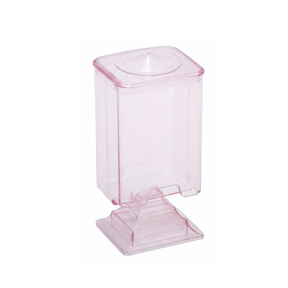 Sealed Cosmetics Cotton Pad Holder Plastic Makeup Pads Container Makeup Cotton Pad Box for Bedroom
