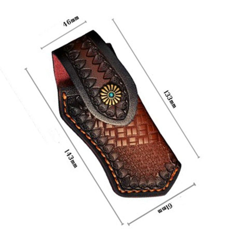 Black&Brown Waist Knife Scabbard Foldable Case Holder New Hunt Camping Pocket Outdoor Tool