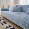 Soft Plush Sofa Cover for Living Room Thicken Warm Soft Sofa Cushion Slipcover Universal Non-slip Sectional Sofas Towel Decor