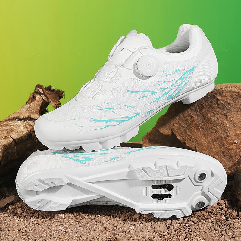 Мужские шоссейные велотуфли Дышащие Летние Самозапирающиеся Шипы Нескользящие Горный Велосипед Туфля Мужские spd гоночные Кроссовки Легкие