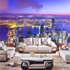 Современные 3d обои Город Ночной пейзаж Фотообои Гостиная Ресторан Фон Обои Декор