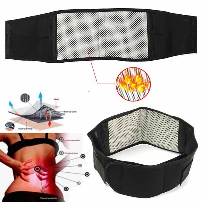 Adjustable Waist Tourmaline Self Heating Magnetic Therapy Back Waist Support Belt Massage Band