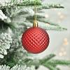 12Pcs Colored Electroplated Christmas Balls 6cm Merry Xmas Tree Decor  Indoor