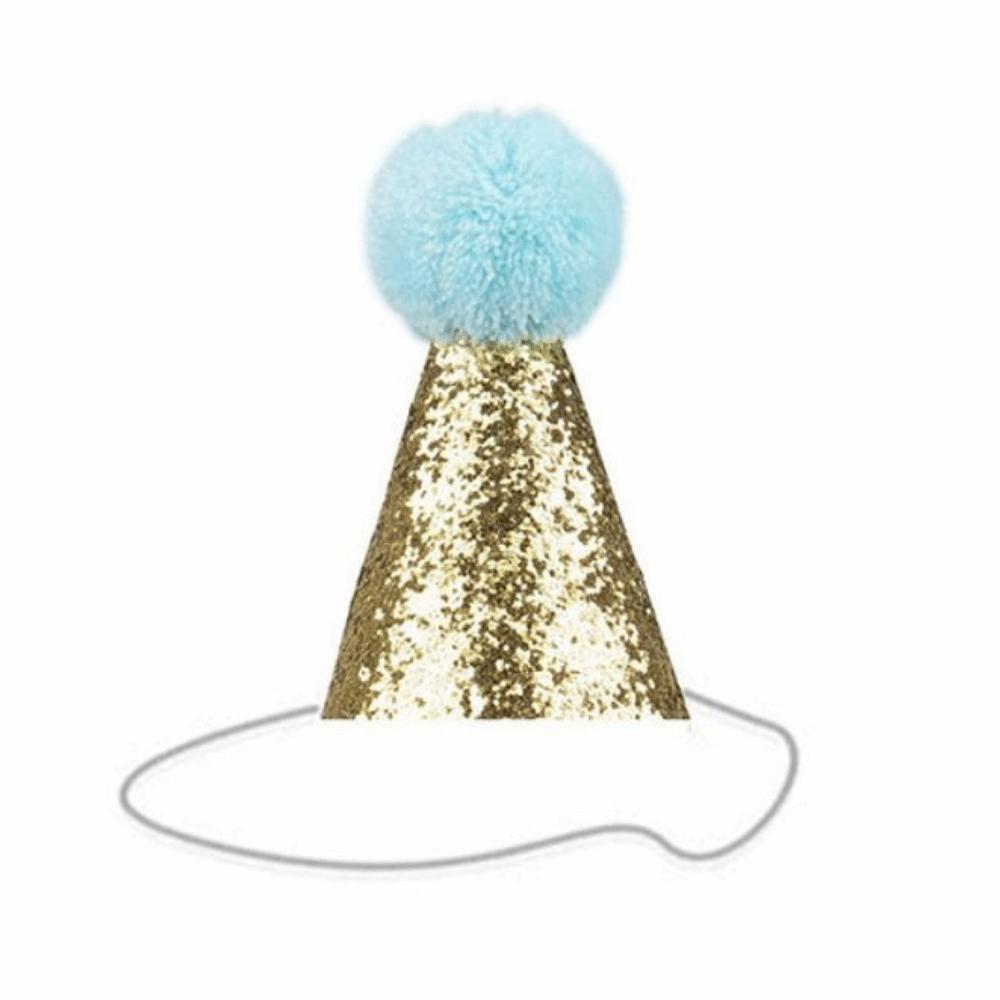 Decorative Pet Birthday Decorations Set Dog Sequins Hat Cat Birthday Party Supplies  for Dogs Cats
