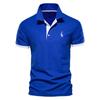 Deer Embroidered Polo Shirt Short Sleeve Judy Mesh Lapel Men's T-Shirt Plenty