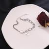 Vintage Silver Square Luck Bracelet for Women Minimalist Unique Design Fashion Jewelry