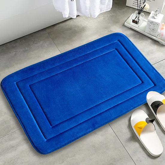 Ковер, быстросохнущий коралловый бархатный дверной коврик, нескользящий водопоглощающий коврик из пены с эффектом памяти, коврик для ванной, товары для дома