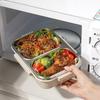 Stainless Steel Lunch Box Divided Food Storage Box Portable Food Container  School/Office