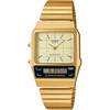 Casio Standard AQ-800EG-9A Аналогово-цифровые кварцевые часы Унисекс Золотые Зарубежная модель