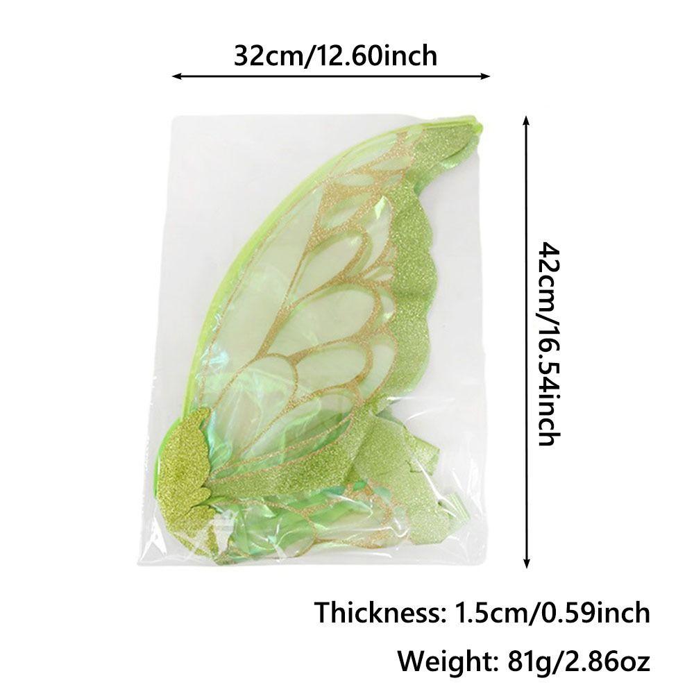 Adults Kids Girls Angel Wings Two-Color Halloween Costume Accessories Butterfly Costume Wings