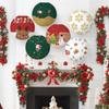 Santa Christmas Paper Lanterns DIY Hanging Lantern New Xmas Paper Ball  Christmas