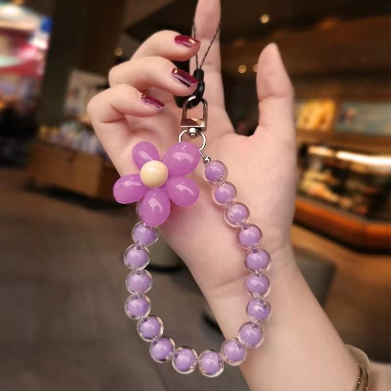 Телефон анти-потеря шнурок ключ короткая подвеска на запястье красочный Макарон круглый кулон Женский ручной шнурок для мобильного телефона