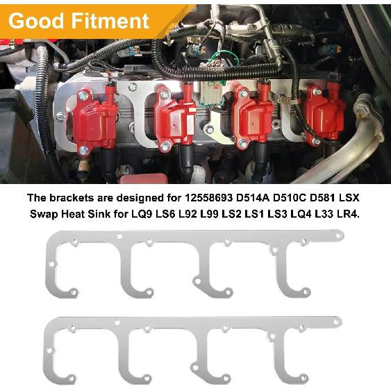 5.3L LS Engine Ignition Coil Brackets Mount Valve Cover D581 D514A D510C 12558693 Swap Truck LS1 LS3 LS2 LQ4 LQ9 LS6 L92 L99