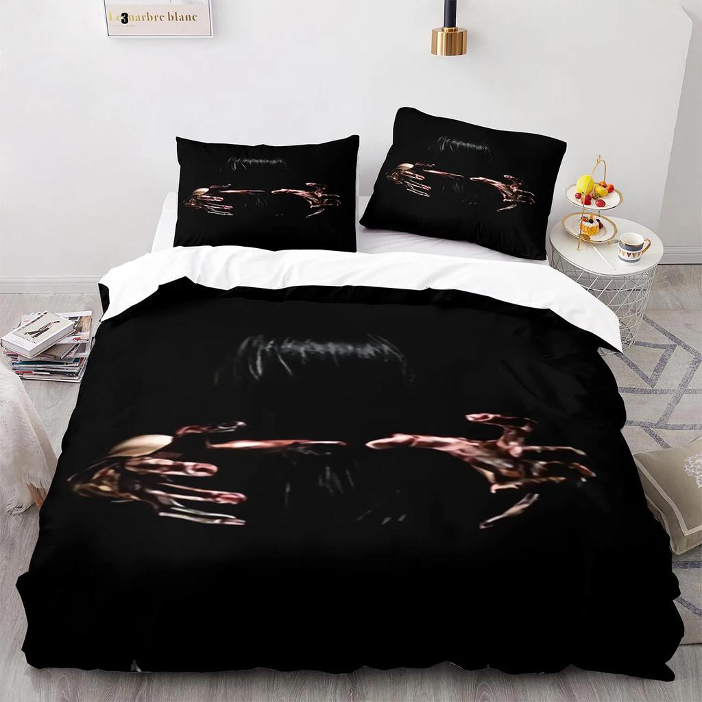 Комплект постельного белья The Living Dead Single Twin Full Queen King Size Zombie Bed Set Aldult Kid Bedroom Duvetcover Sets 3D Anime 016