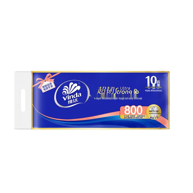 Бумажные полотенца Vinda Classic Blue: 200 г, Национальный стиль: 180 г, Супер Прочный: 130 г, Туалетная бумага с втулкой: 140 г.