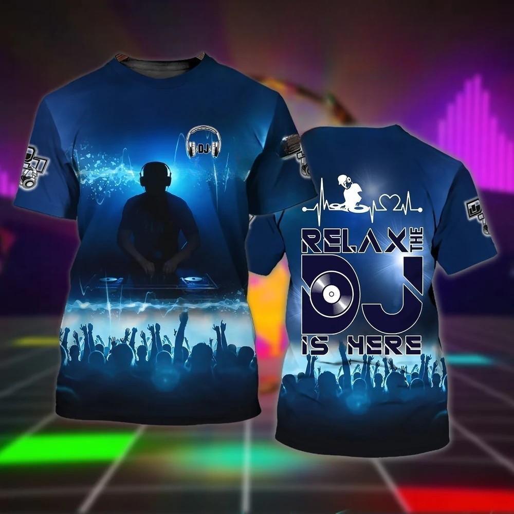 Летний топ с круглым вырезом и 3D-принтом, модные повседневные футболки с короткими рукавами для мужчин