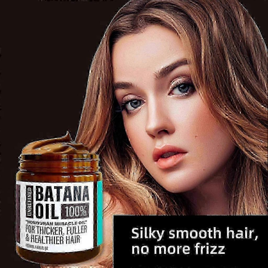 Unrefined Batana Oil For Growth, 100% Batana Oil From Honduras, Oil, Helps With Frizz, Split Ends