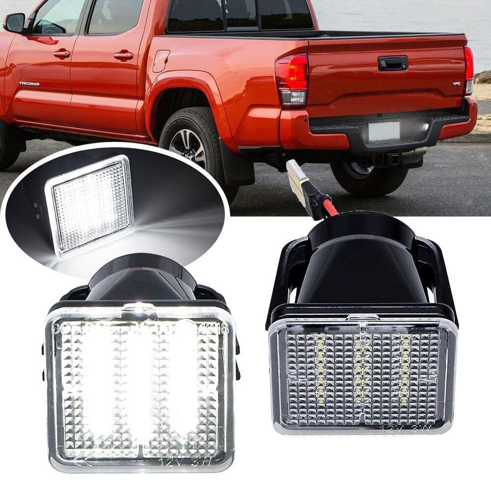 2Pcs LED License Plate Light Lamp For Toyota Tacoma Tundra 81270-0C040,TO2870101