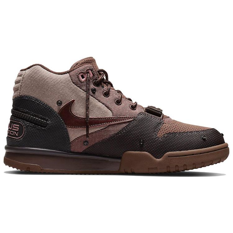 Travis Scott x Nike Air Trainer 1 SP Шоколад Унисекс Кроссовки Коричневый Светло-шоколадный Ржаво-розовый DR7515-200