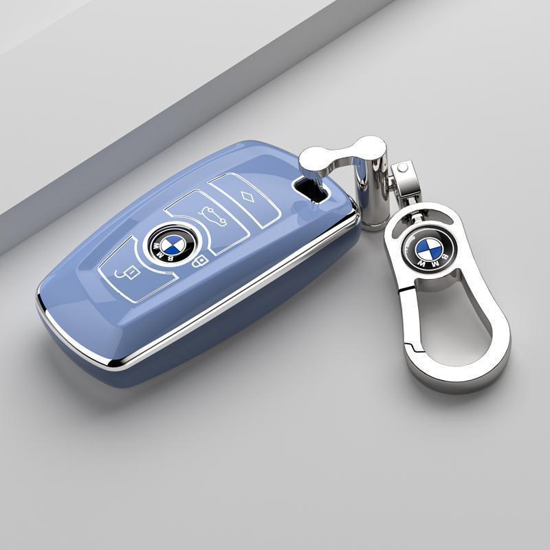 BMW X3 Key Case (2011-2016 Models) - Luxury Shell with Buckle, Simple Design for Men