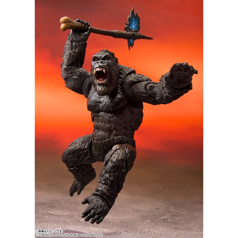 НАРОДЫ ТАМАШИИ SH. MonsterArts Конг из Годзилла против. Кинг 2021 145 мм ПВХ АБС Окрашенная Фигурка Действия