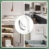 30 PCS Clear Adhesive Wall Hooks - Transparent Acrylic, Reble & Non - Marking. Ideal for Kitchen, Bath, Bedroom & Office