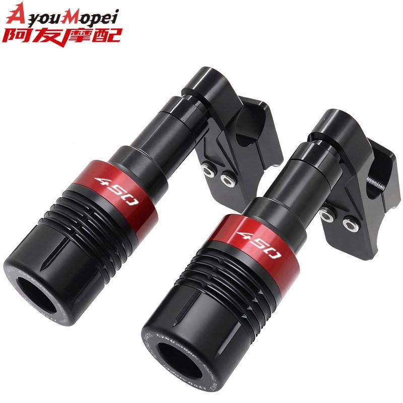 Motorcycle Crash Protection Kit CFMOTO 450NK 450SR SR-S Aluminum Plastic Frame Guards Engine Sliders Exhaust Protectors