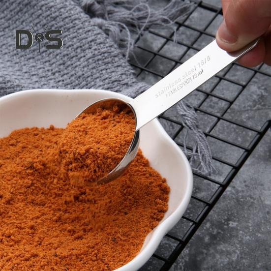 1 шт./1 комплект, долговечная мерная ложка с полированной поверхностью, практичная мерная ложка для приправ, специй, порошка, измерительный инструмент