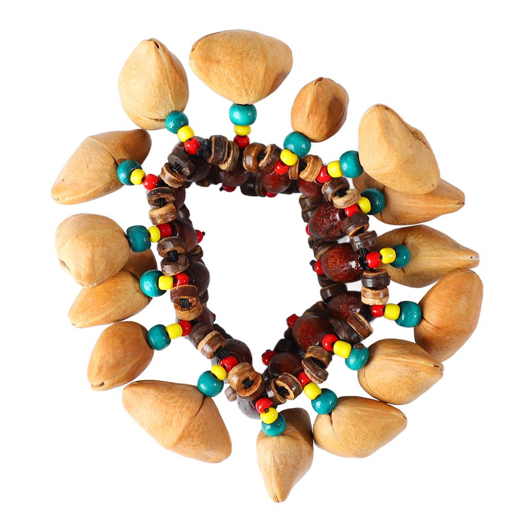 Орехи, колокольчик, барабан, африканский племенной стиль, ручная цепочка, браслет, ракушка, ударный инструмент, колокольчик, музыкальные аксессуары, игрушки