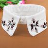 Fashion Rhinestone Bead Fake Collar Female Half Small Fake Collar Cotton Sweater Fake Collar Female