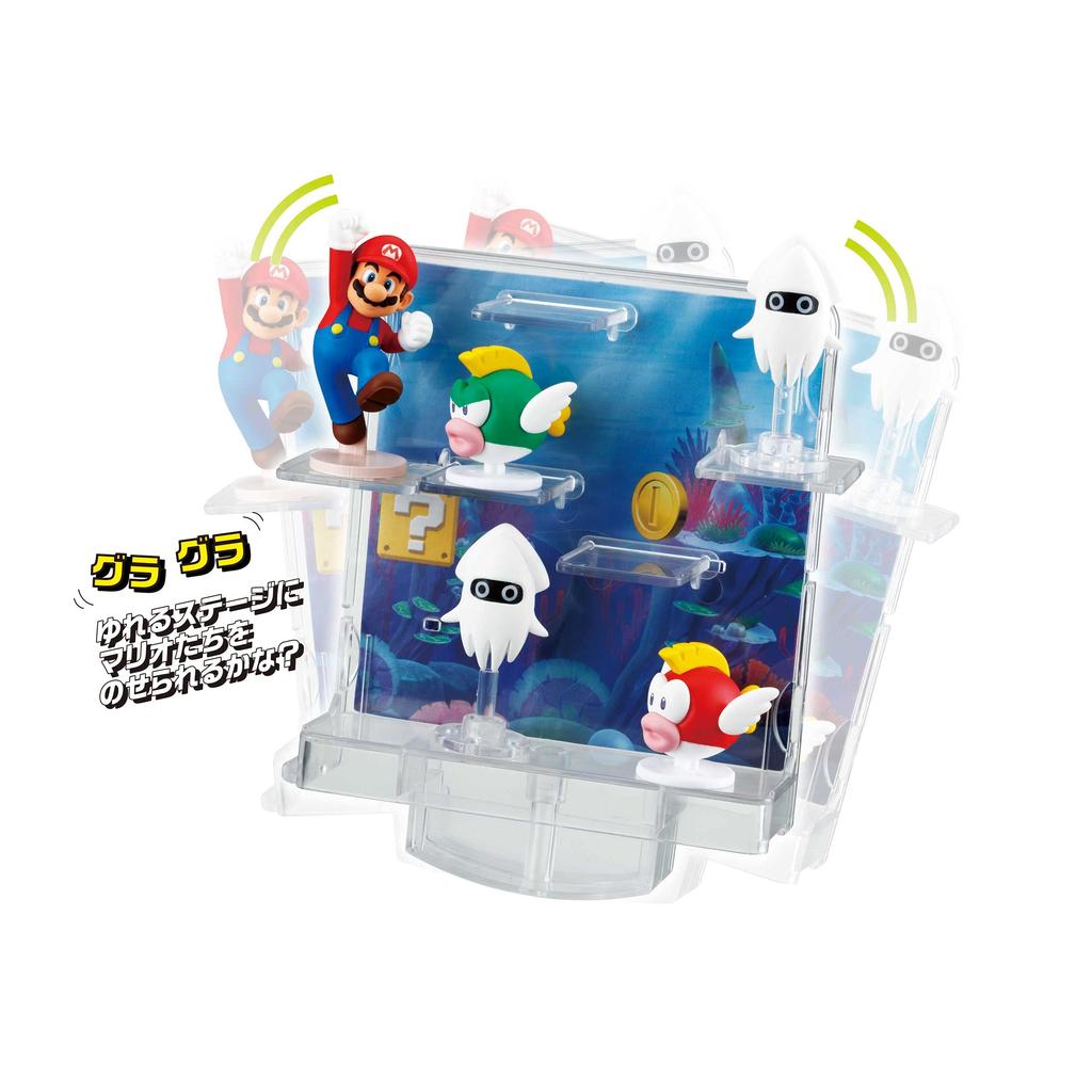 Epoch Super Mario Balance World Game + Underwater Stage Toy Game for Ages 4 and Up Number of Players: 1 To 4 EPOCH