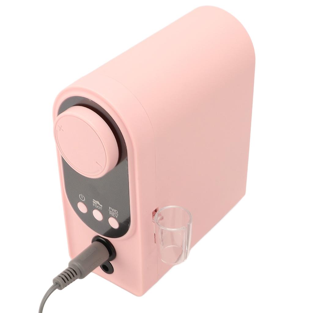 Desktop Electric Nail Drill Machine 0-35000rpm Plug In Nail Polisher Professional Nail Grinder for M
