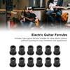 12PCS Silver/Golden/Black Guitar Through Body Ferrules Electric Guitar Accessories  Electric Guitar