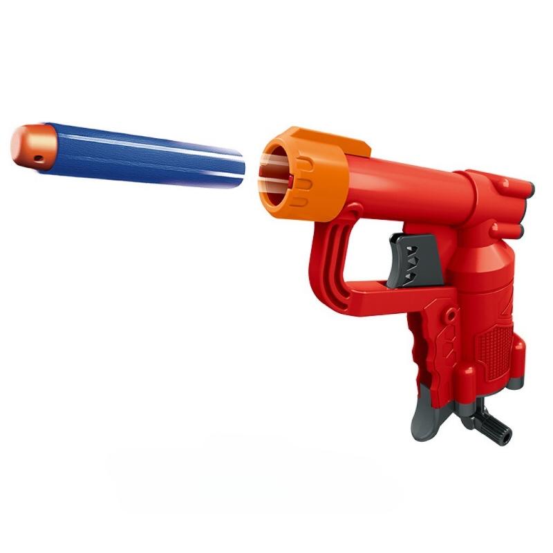 Мини-бластер с мягкими пулями, игрушечный пистолет для стрельбы по мишеням на улице с безопасными поролоновыми дротиками, тренировка координации рук и глаз, подарок на день рождения для детей