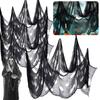 Halloween Gauze Wall Hanging Ornaments Black Polyester Home Garden Holiday Supplies