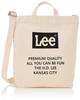 Lee Tote Thick Cotton Tote Size White Bag, Canvas, 2-Way Bag, Vertical, 320-800,